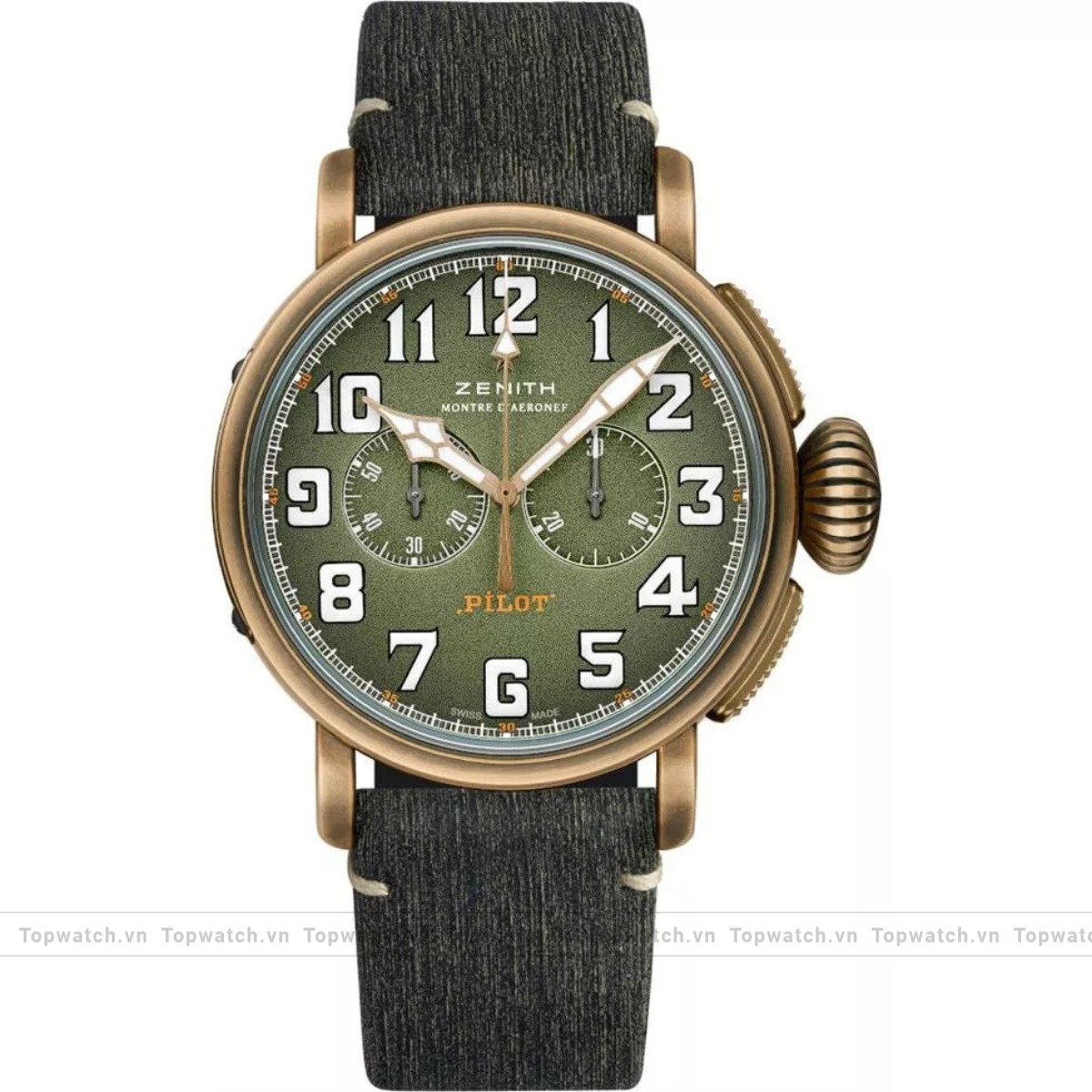 Zenith Pilot 29.2430.4069/63.C813 Type 20 Chronograph Watch 45 Zenith Pilot 29.2430.4069/63.C813 Type 20 Chronograph Watch 45