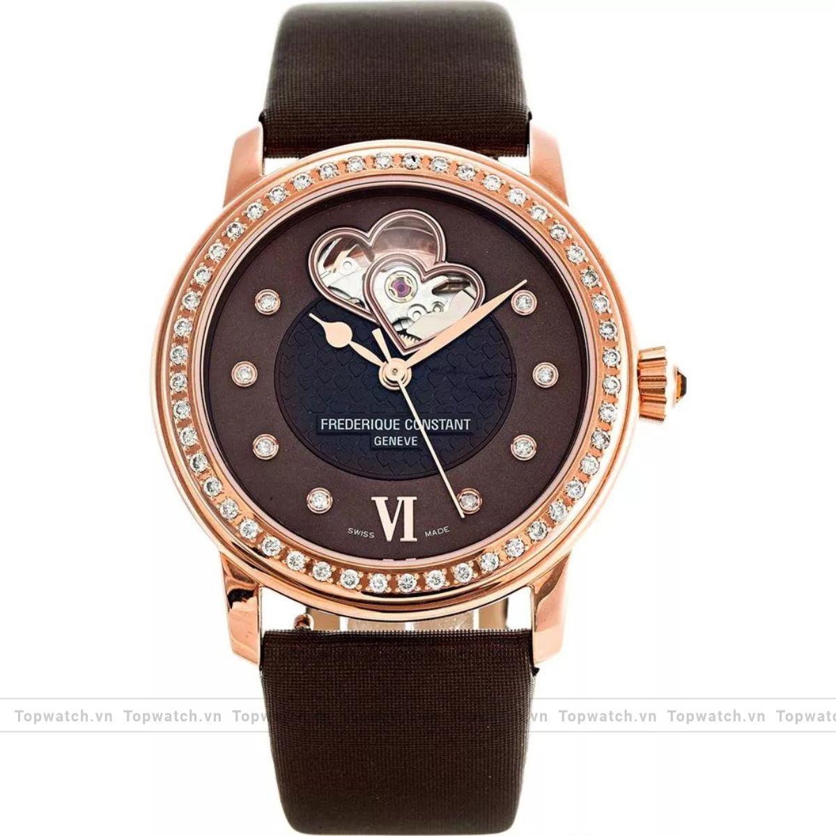 Frederique Constant FC-310CDHB2PD4 Double Heart Watch 34mm