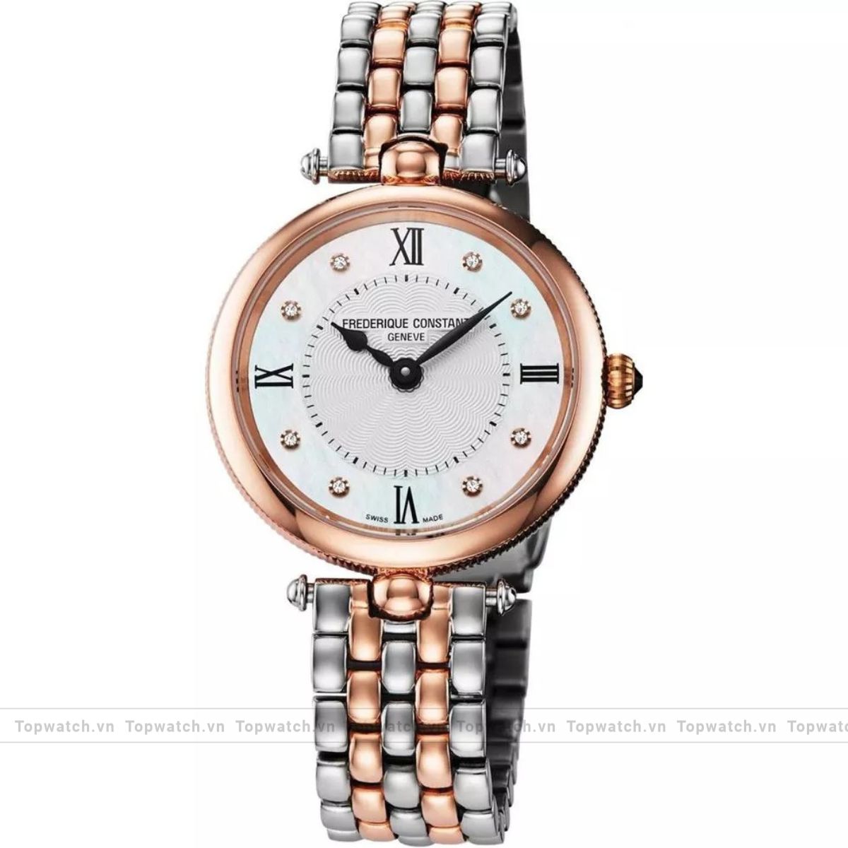 Frederique Constant Art Deco FC-200MPWD2AR2B Diamond Watch 30mm