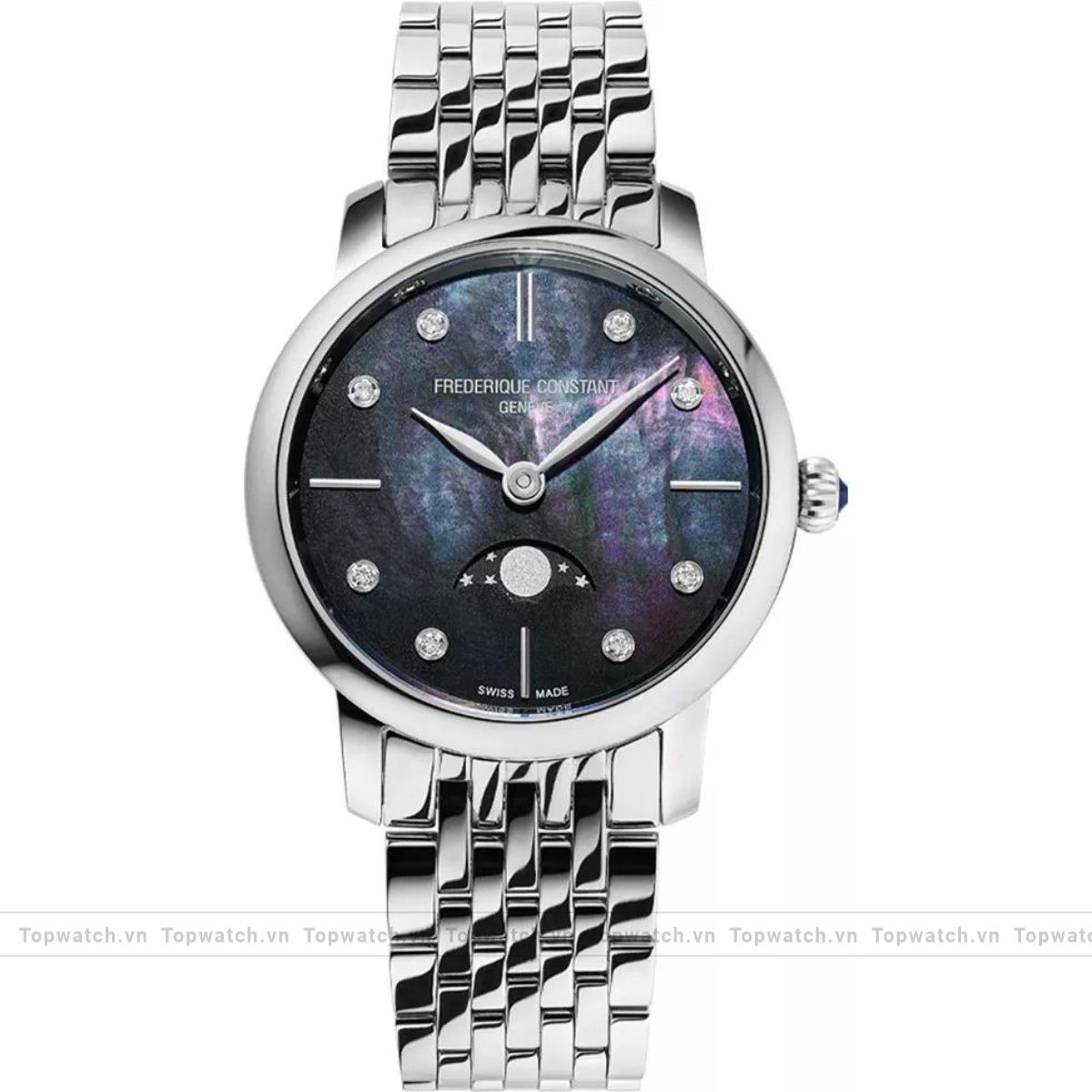 Frederique Constant Classics FC-206MPND1S3B Moonphase Watch 30mm