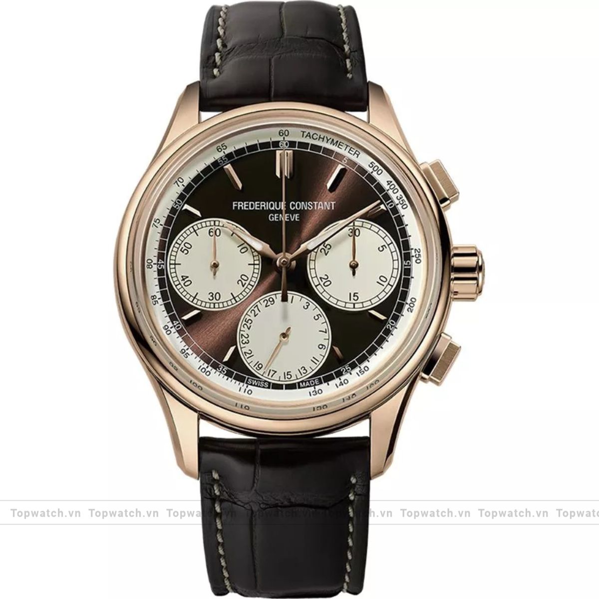 Frederique Constant Flyback FC-760CHC4H4 Chronograph Watch 42mm