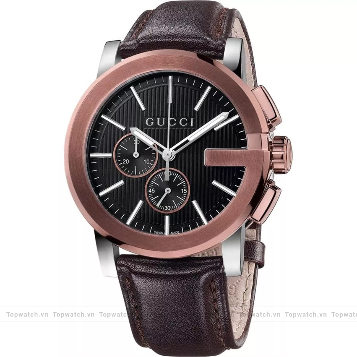 Gucci G-Chrono YA101202 Chronograph Swiss Watch 44mm