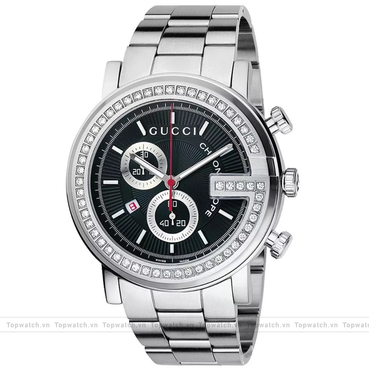 Gucci G-Chrono YA101324 Diamond Watch 44mm