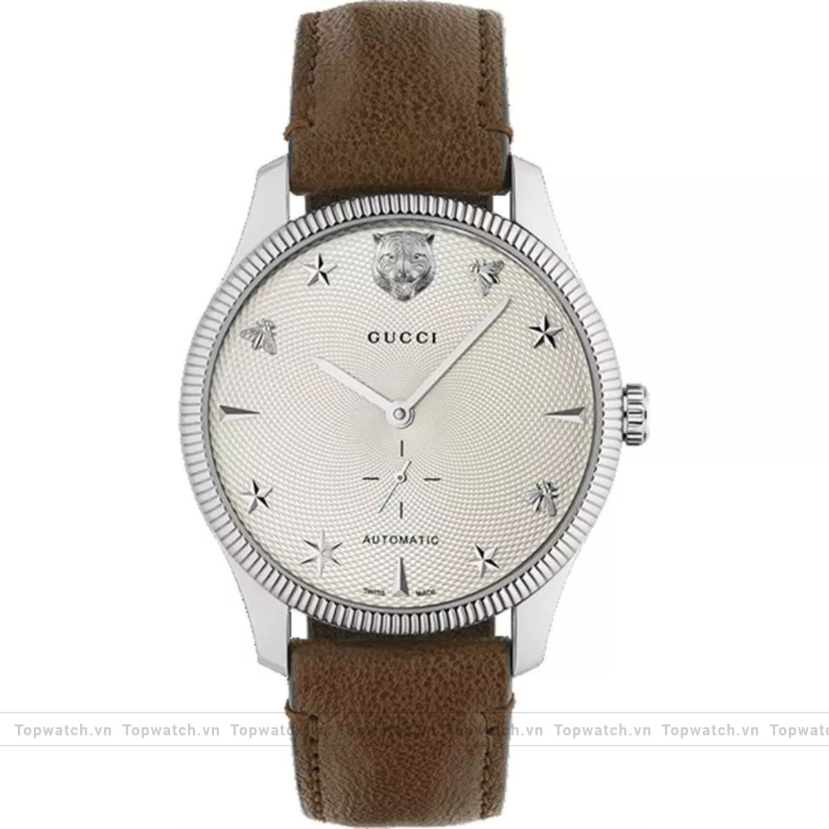 Gucci G-Timeless Automatic Silver Watch 40mm