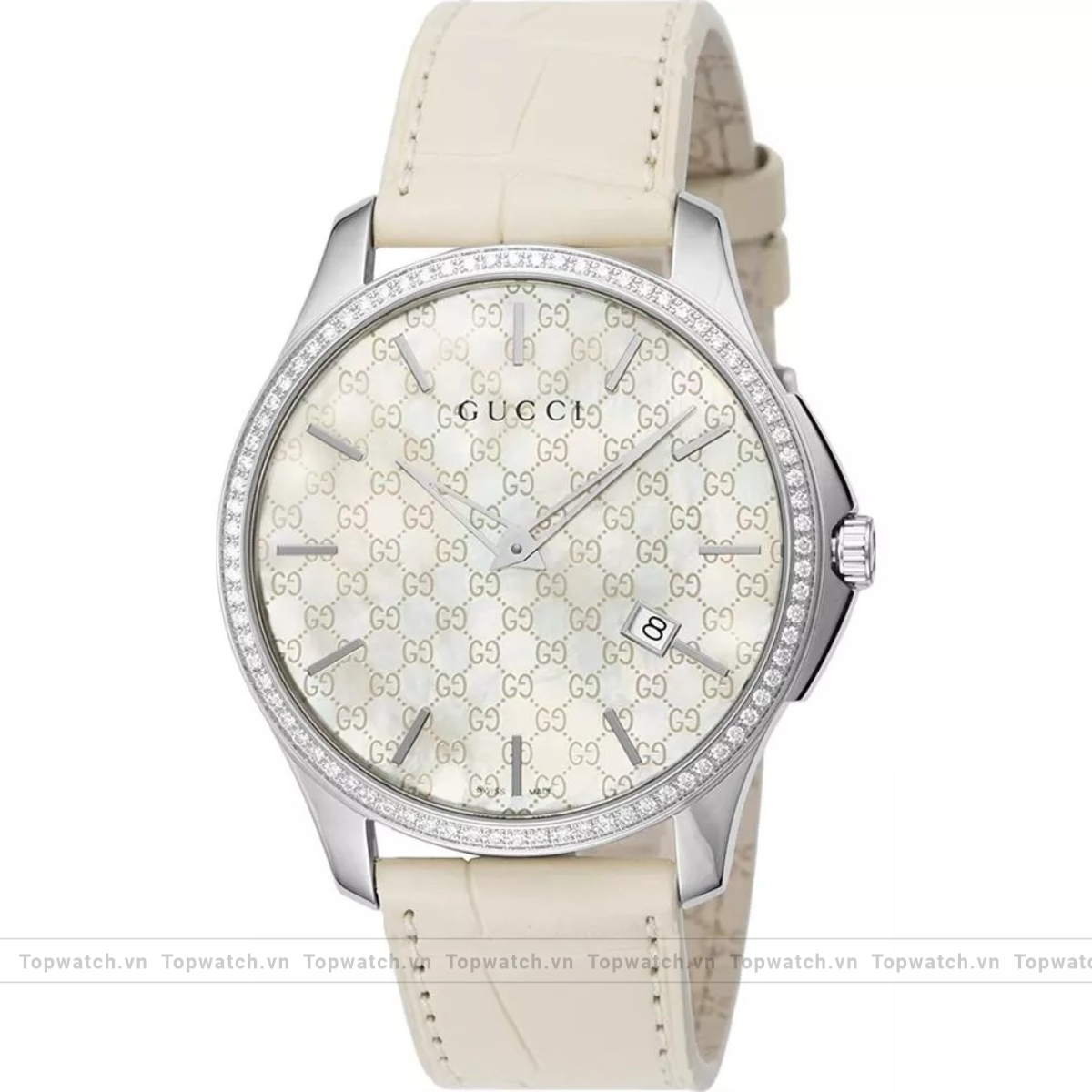 Gucci G-Timeless YA126306 Diamond Watch 40mm