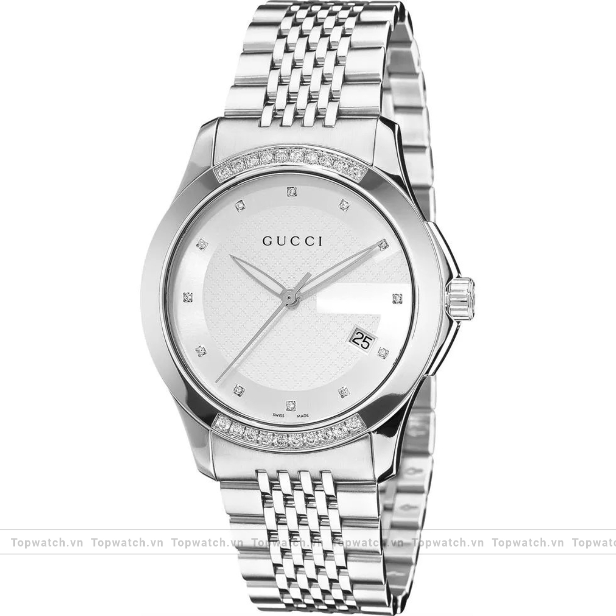 Gucci G-Timeless YA126407 Diamond Watch 38mm