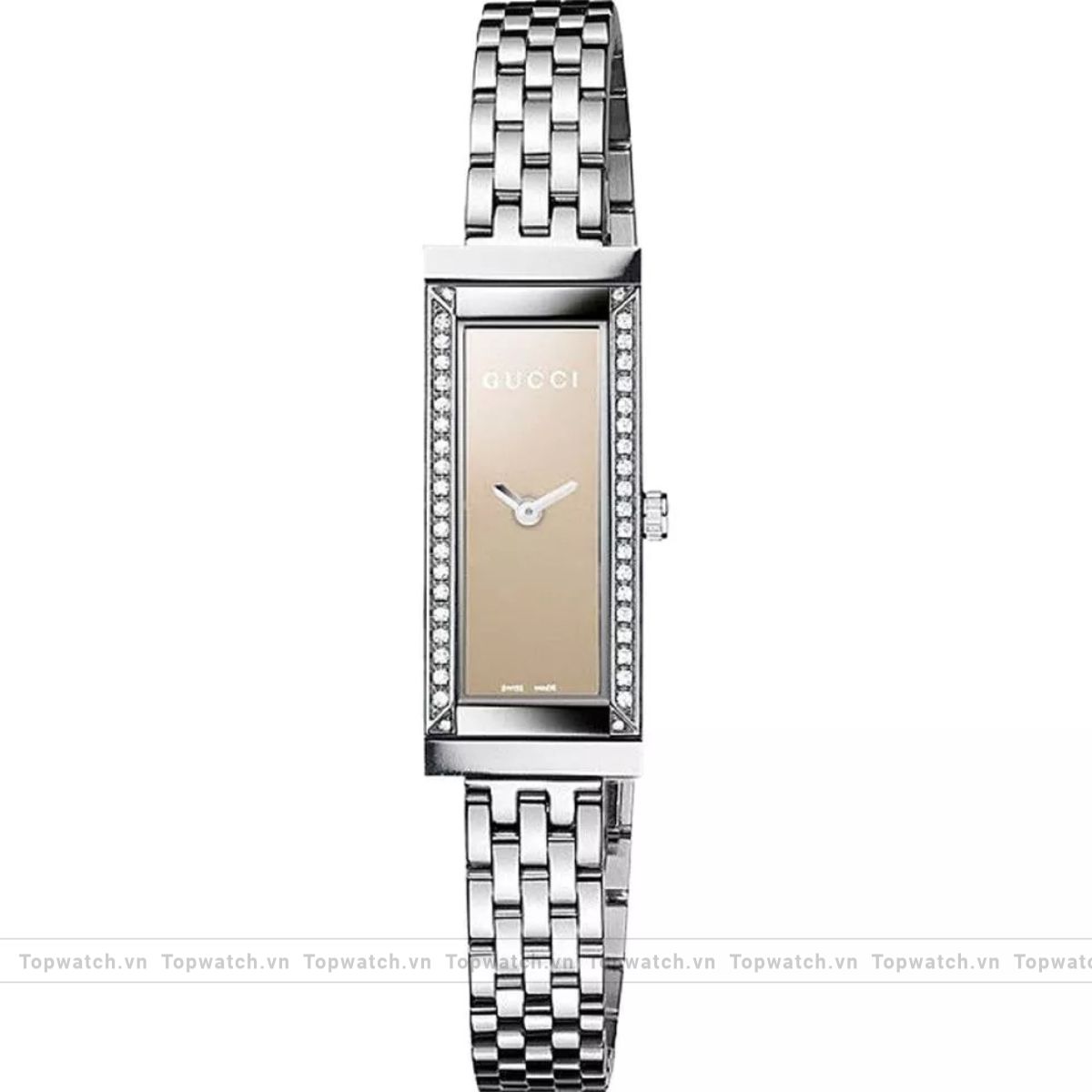 Gucci G-Timeless Silver-Tone Dial Quartz Watch 27mm