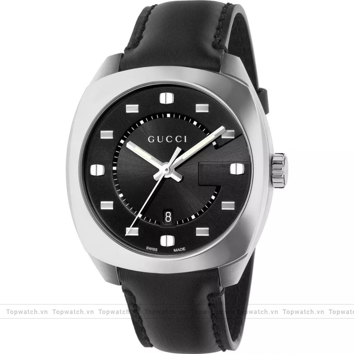 Gucci YA142307 GG2570 Black Dial Watch 41mm