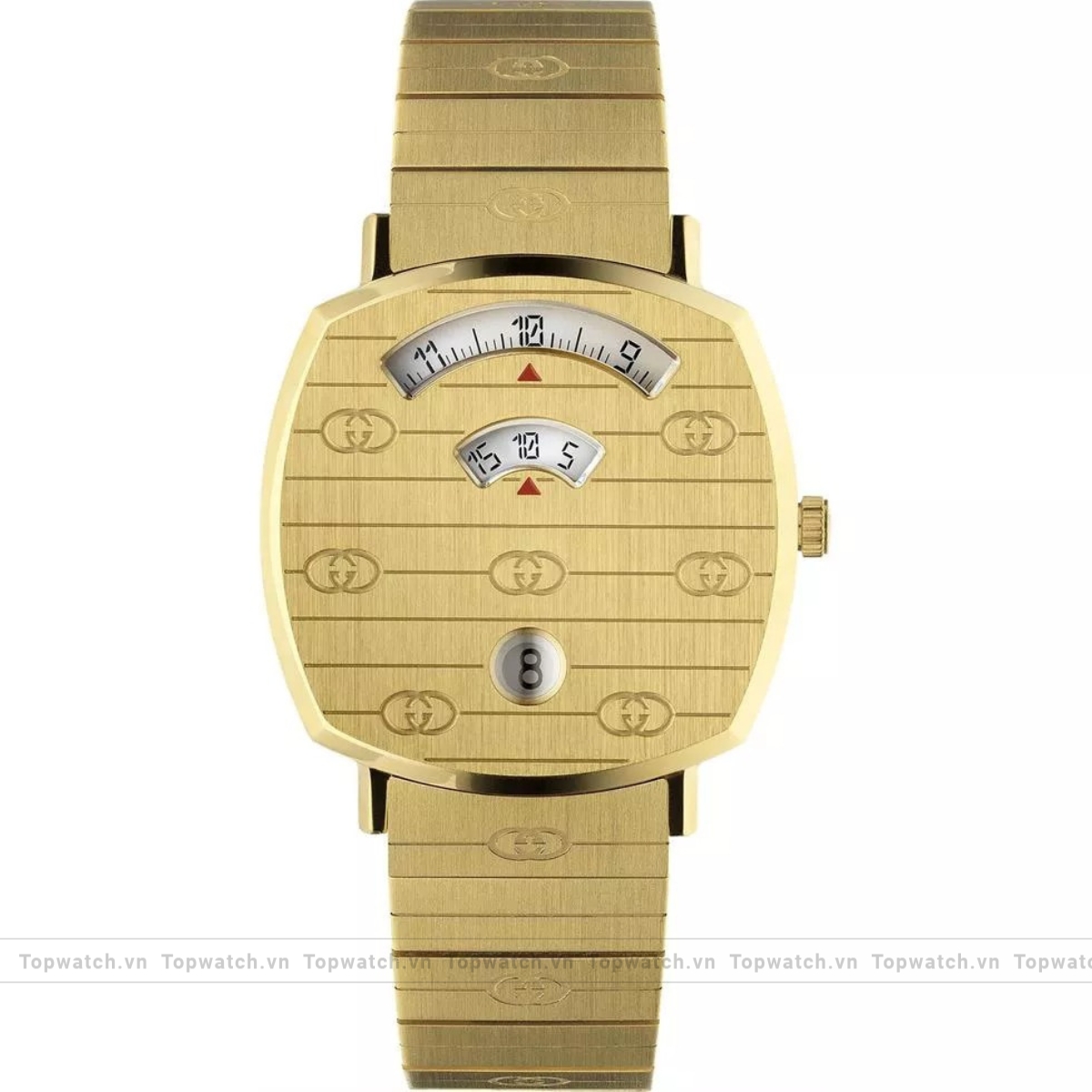 Gucci Grip YA157403 Yellow Gold PVD Watch 35mm