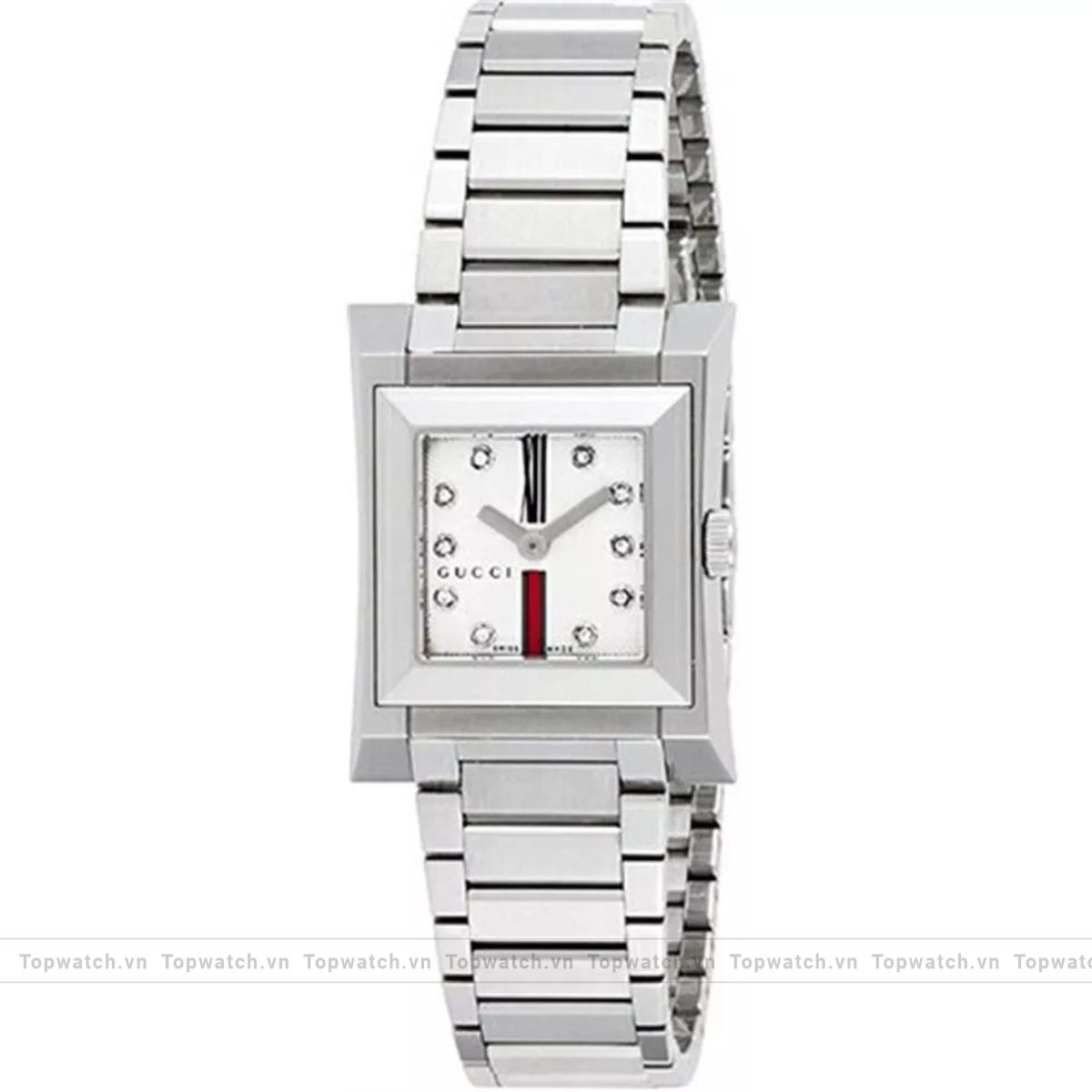Gucci Guccio YA111503 White Dial Watch 25x23MM