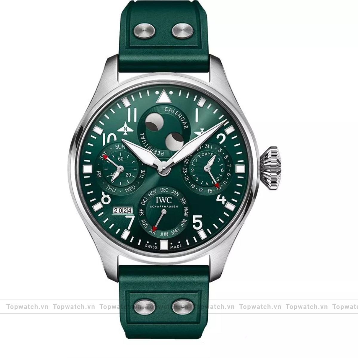 IWC Pilot’s IW503608 Green-Tone Perpetual Watch 46.2mm