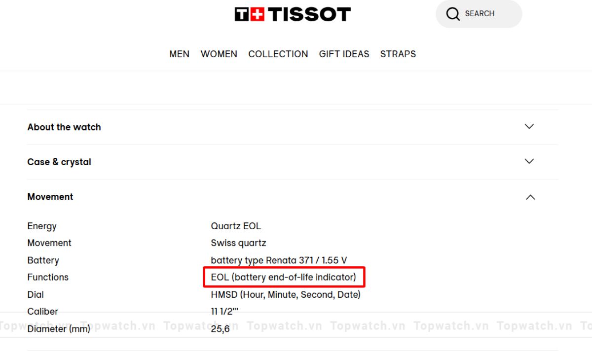 cach nhan biet dong ho co tinh nang eol