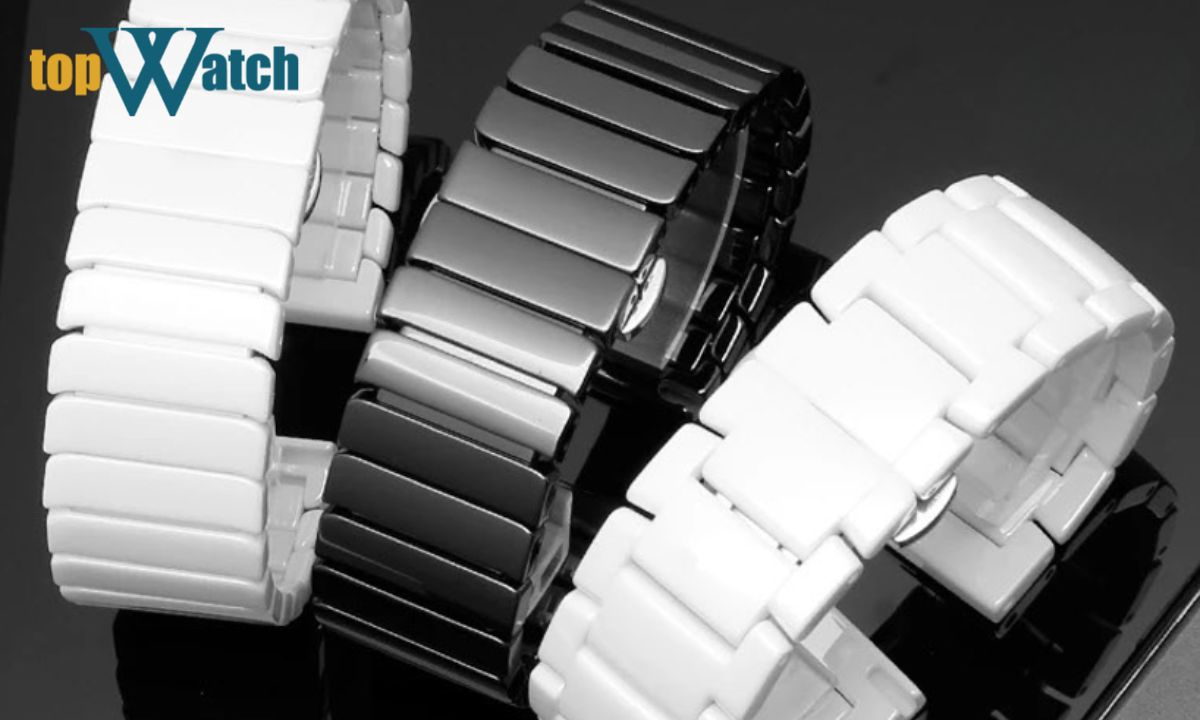 Dây gốm sứ trên đồng hồ đeo tay