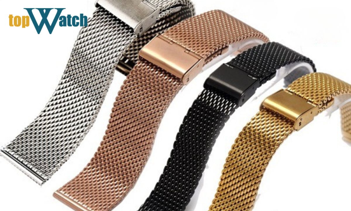 Dây lưới trên đồng hồ đeo tay