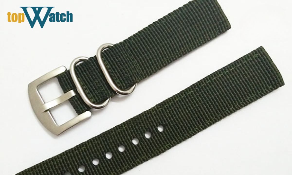 Dây vải trên đồng hồ đeo tay