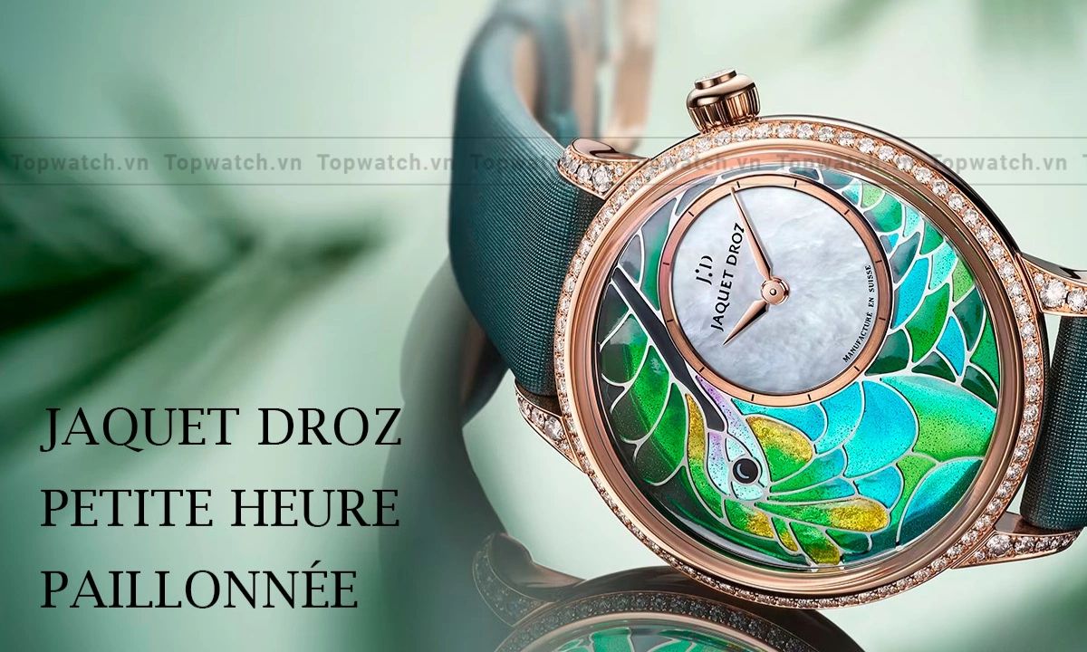 Đồng hồ Jaquet Droz Petite Heure Minute Paillonnée Enamel