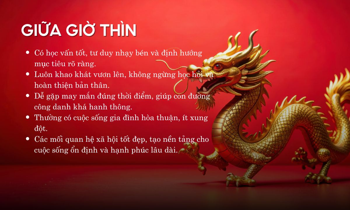 Giờ Thìn là mấy giờ? Nam nữ sinh giờ Thìn có gì đặc biệt so với giờ khác? giờ canh thìn là mấy giờ