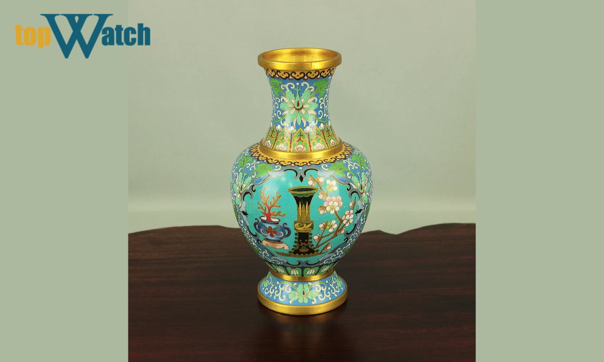 Lọ cloisonné Trung Hoa thời Minh – Thanh