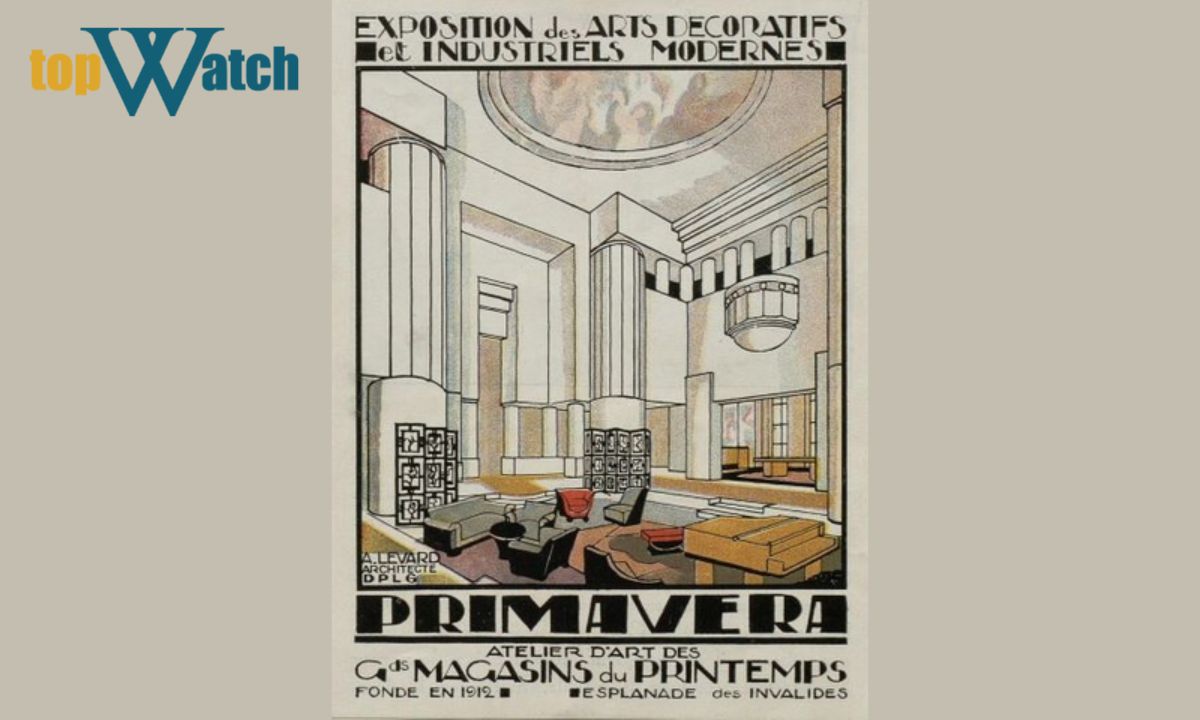 poster quang cao cho trien lam nghe thuat trang tri exposition des arts decoratifs et industriels modernes