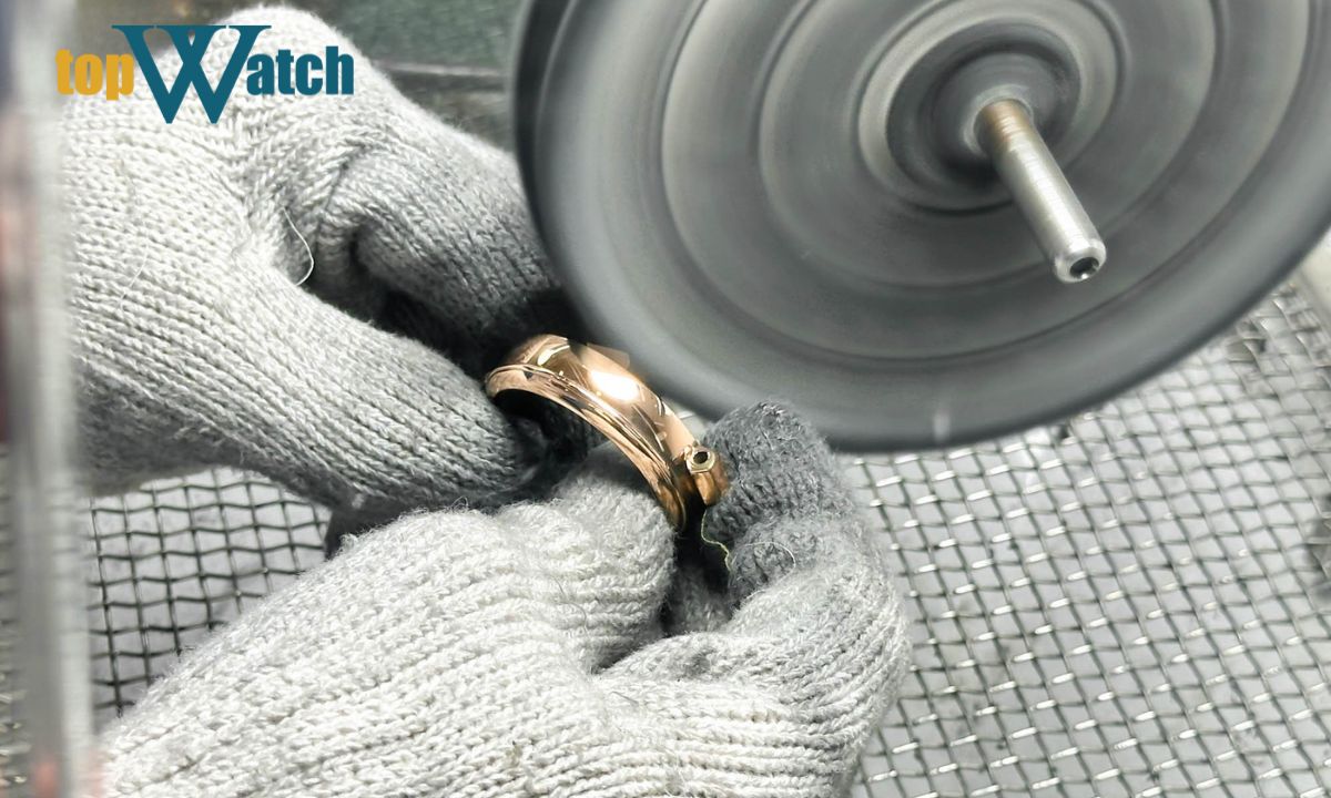 đánh bóng vỏ đồng hồ