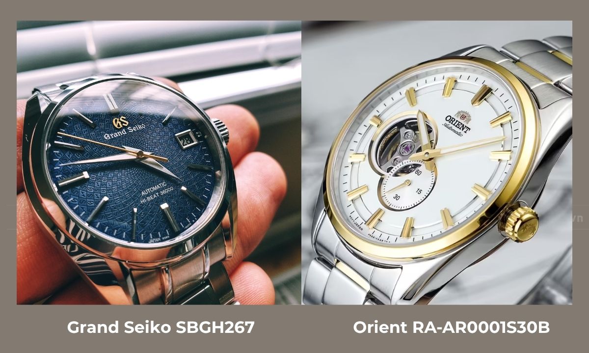 Đồng hồ Grand Seiko SBGH267 và Orient RA-AR0001S30B