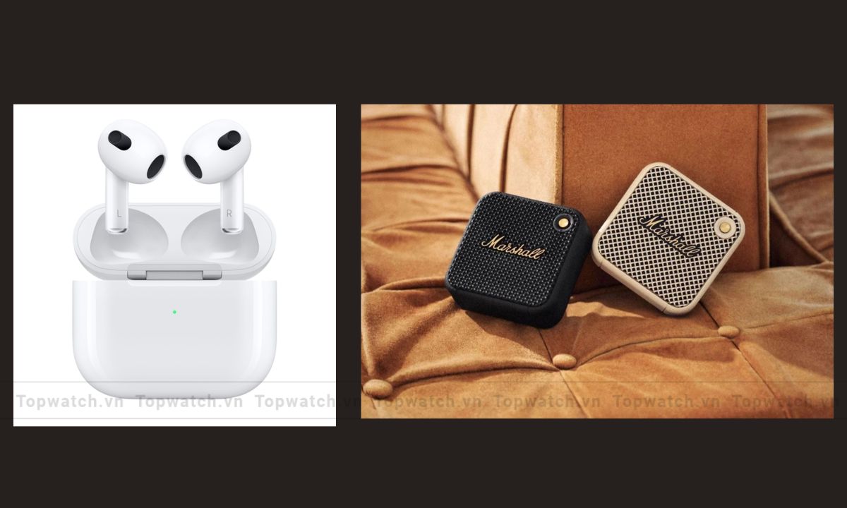 Tai nghe không dây và loa bluetooth mini Marshall