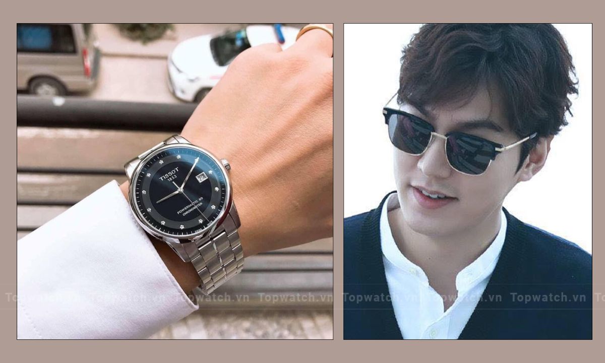 Đồng hồ nam tissot và kính mát thời trang