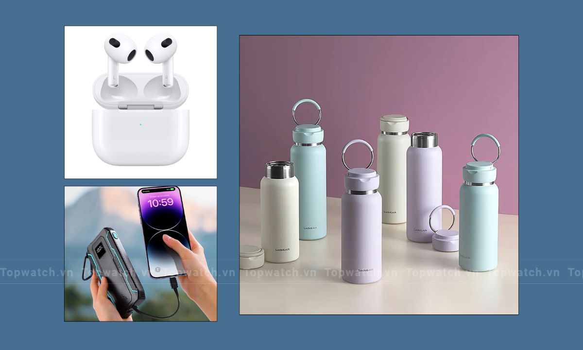 Gợi ý 30+ quà sinh nhật cho bạn thân là con gái ấn tượng, độc đáo và ý nghĩa Vật dụng thường ngày như tai nghe, sạc dự phòng và bình giữ nhiệt
