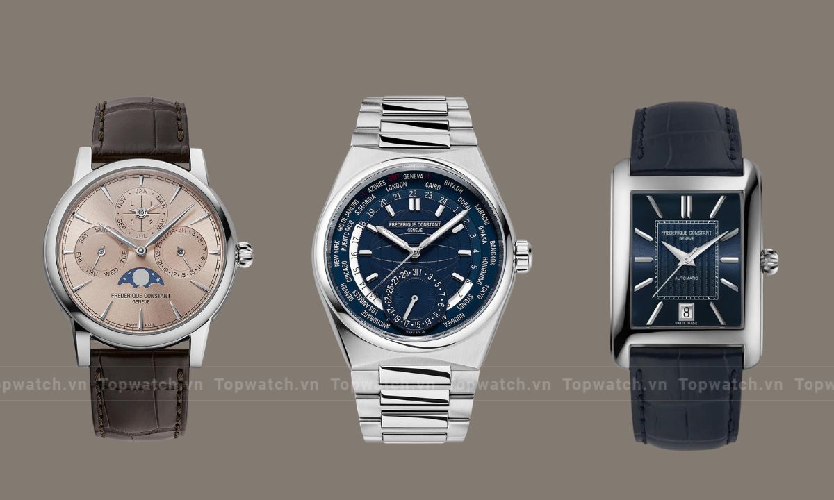 Những dòng đồng hồ nổi bật của thương hiệu Frederique Constantin