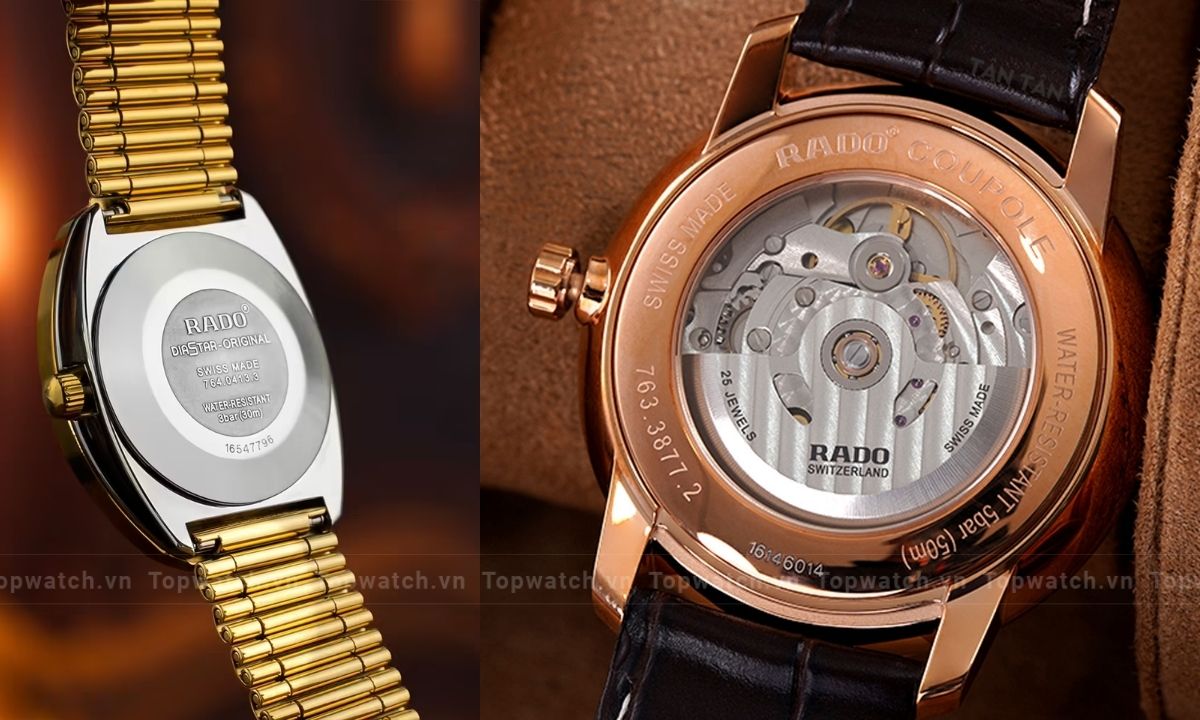 Đồng hồ Rado của nước nào sản xuất? Giá bao nhiêu? Rado sử dụng bộ máy đạt chuẩn Swiss Made cho cả hai dòng quartz và automatic