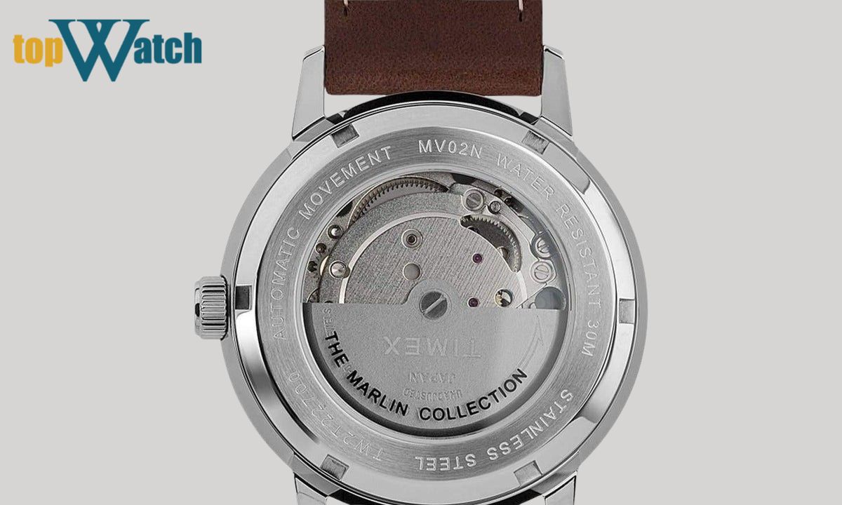 Đồng hồ Timex của nước nào? Có nên mua không? Timex Marlin Automatic vận hành với bộ máy cơ Miyota 8215 bền bỉ