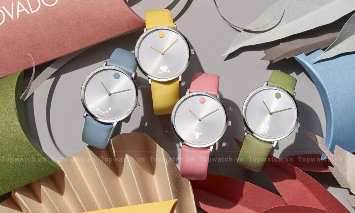Đồng hồ Movado của nước nào sản xuất? Giá đắt không? Bộ sưu tập đồng hồ Alexi X Movado Watch 40MM với đa dạng màu sắc