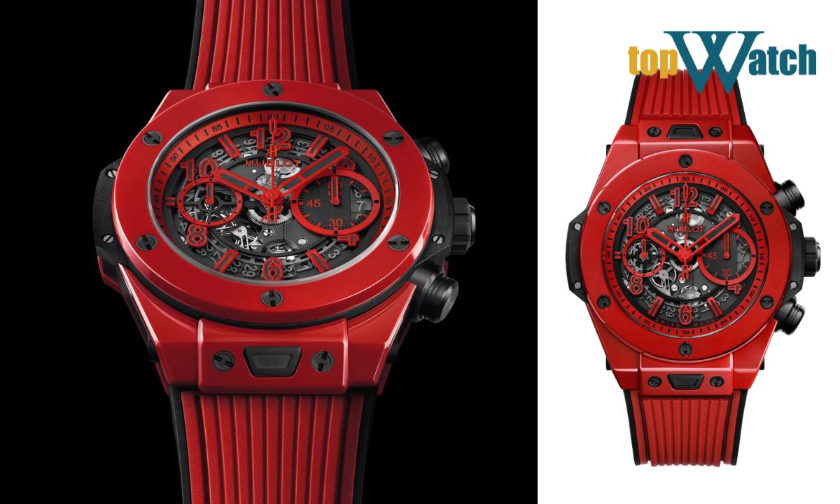 10 mẫu đồng hồ hublot lộ cơ ấn tượng, độc đáo và thu hút nhất Đồng hồ Hublot Big Bang Unico Red Magic 411.CF.8513.RX