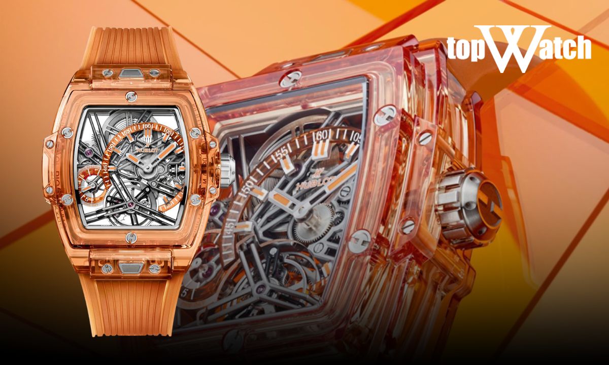 10 mẫu đồng hồ hublot lộ cơ ấn tượng, độc đáo và thu hút nhất Đồng hồ Hublot Spirit of Big Bang Tourbillon Sapphire 645.JX.0120.RT