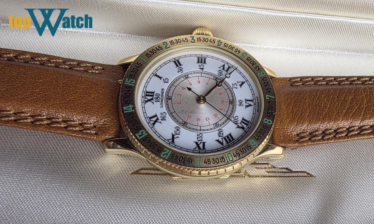 9 mẫu đồng hồ Longines cổ giá trị vẫn được săn lùng đến nay Đồng hồ Longines Lindbergh Hour Angle Ref. 989