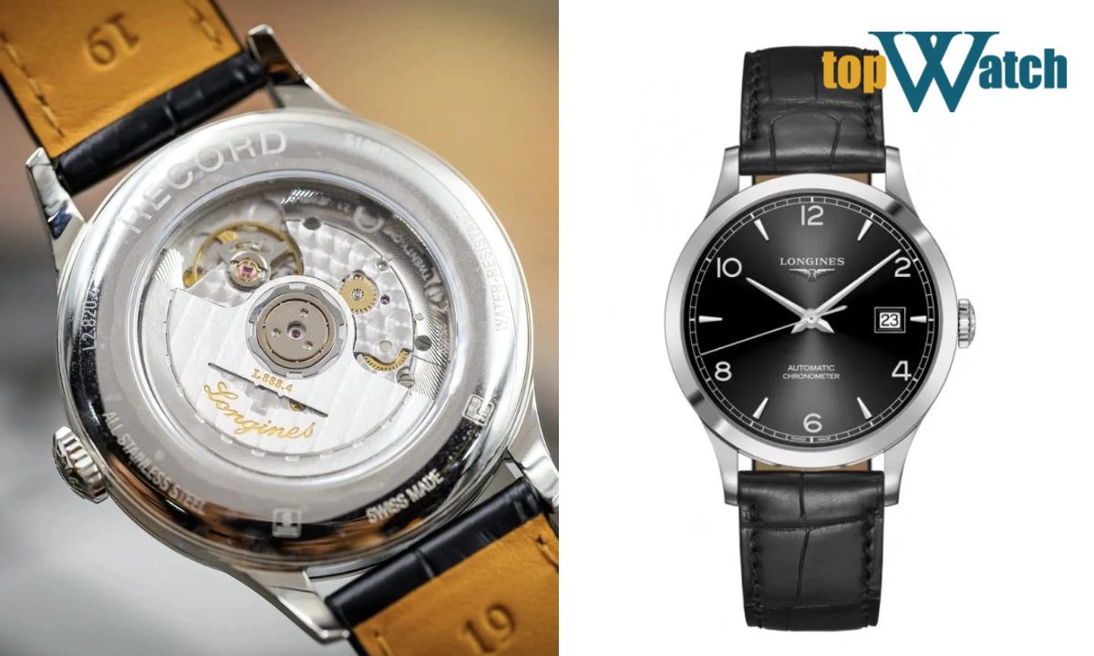 11 mẫu đồng hồ Longines lộ cơ sang trọng, đáng sở hữu Đồng hồ Longines Record L2.821.4.56.2