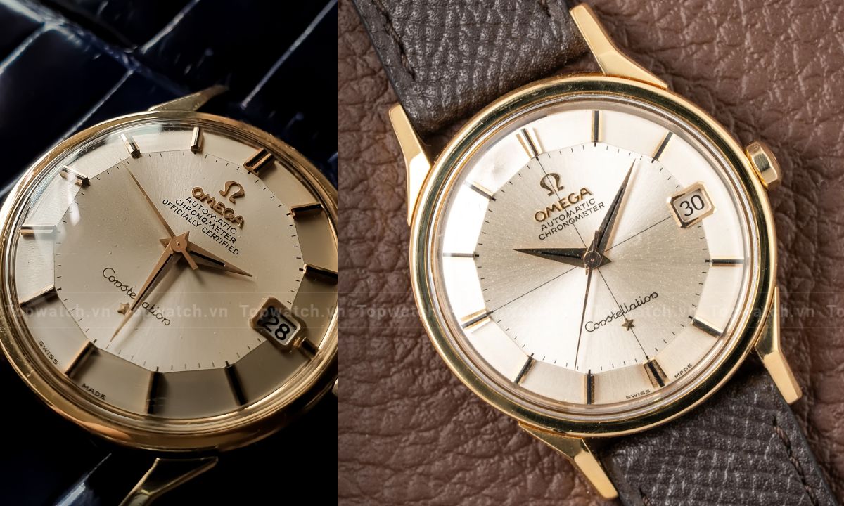 Danh sách 15 mẫu đồng hồ Omega cổ đáng tiền, được săn đón Đồng hồ Omega Constellation "Pie-Pan" Ref. 168.005 (1960s)