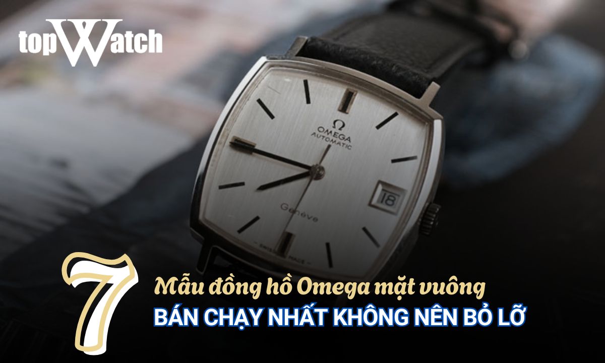 đồng hồ omega mặt vuông