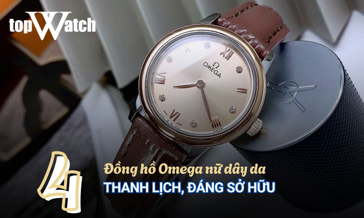 dong ho omega nu day da dep