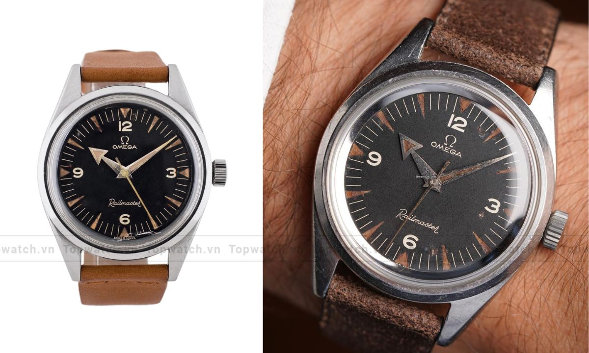 Danh sách 15 mẫu đồng hồ Omega cổ đáng tiền, được săn đón Đồng hồ Omega Railmaster Ref. CK2914 (1957)