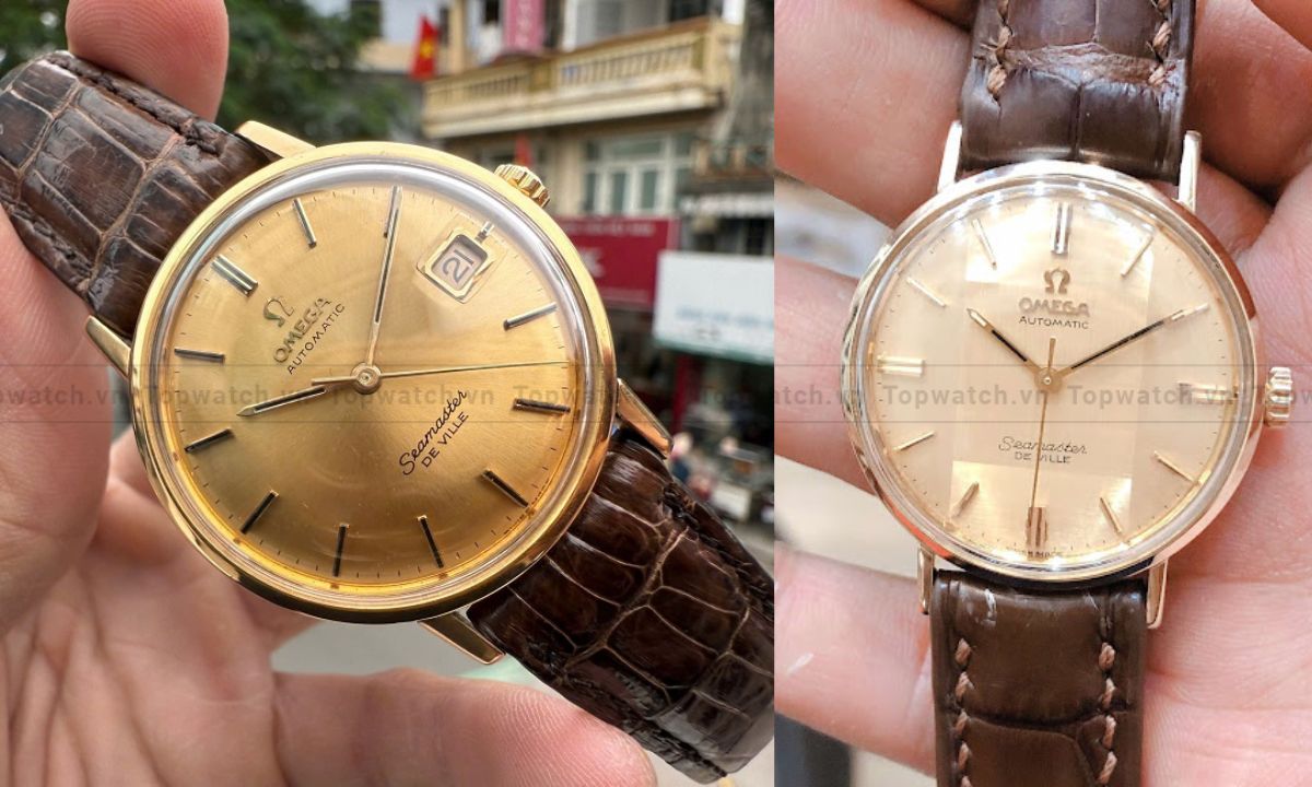 Danh sách 15 mẫu đồng hồ Omega cổ đáng tiền, được săn đón Đồng hồ Omega Seamaster De Ville Ref. 166.020 (1963)