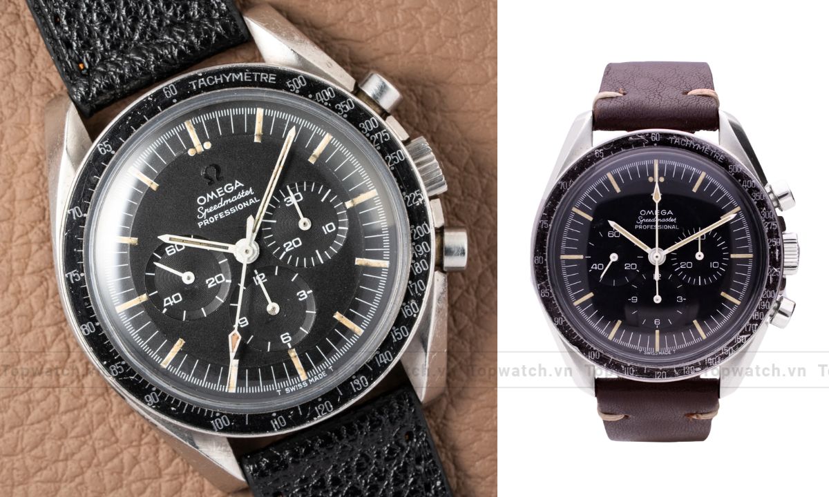 Danh sách 15 mẫu đồng hồ Omega cổ đáng tiền, được săn đón Đồng hồ Omega Speedmaster Professional Ref. 105.012 (1964)