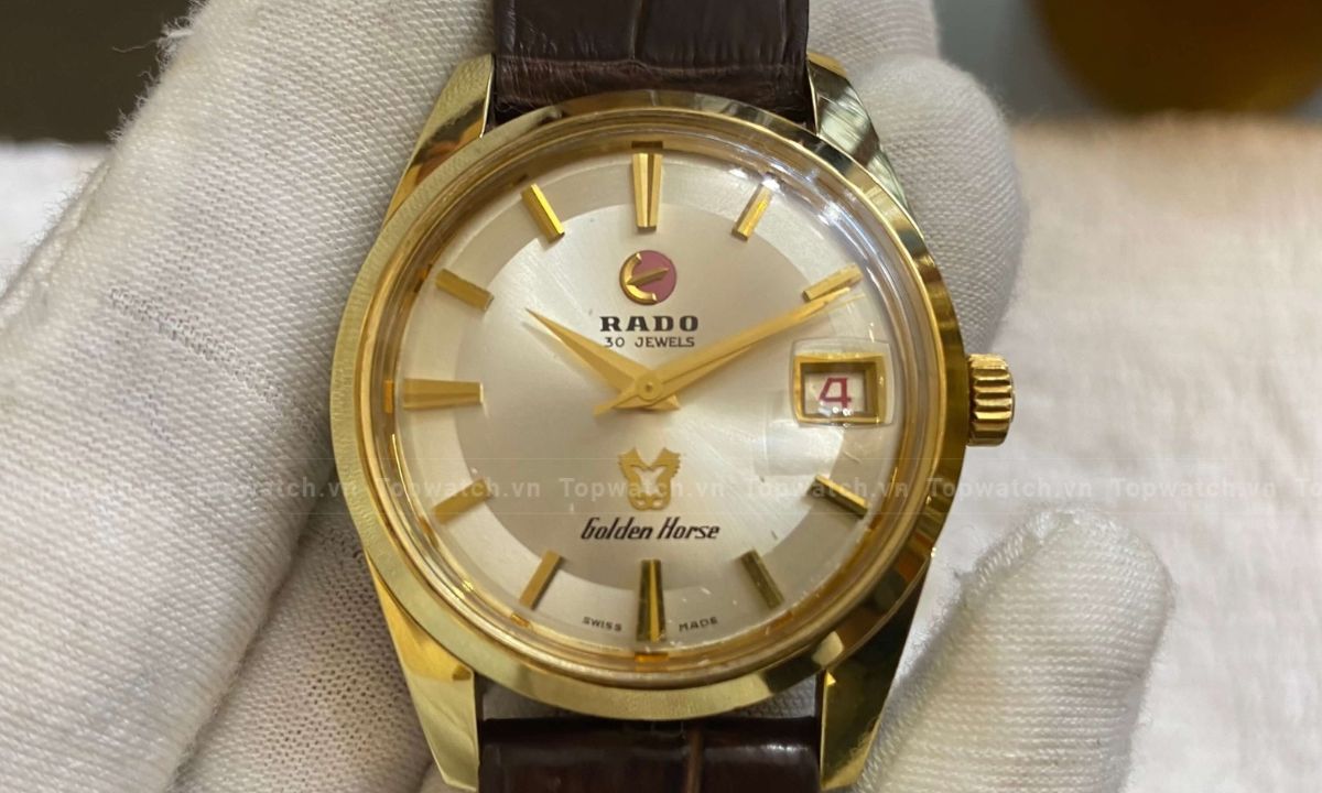 Top 7 mẫu đồng hồ Rado cổ đình đám trong giới sưu tầm Đồng hồ Rado Golden Horse cổ (Vintage)