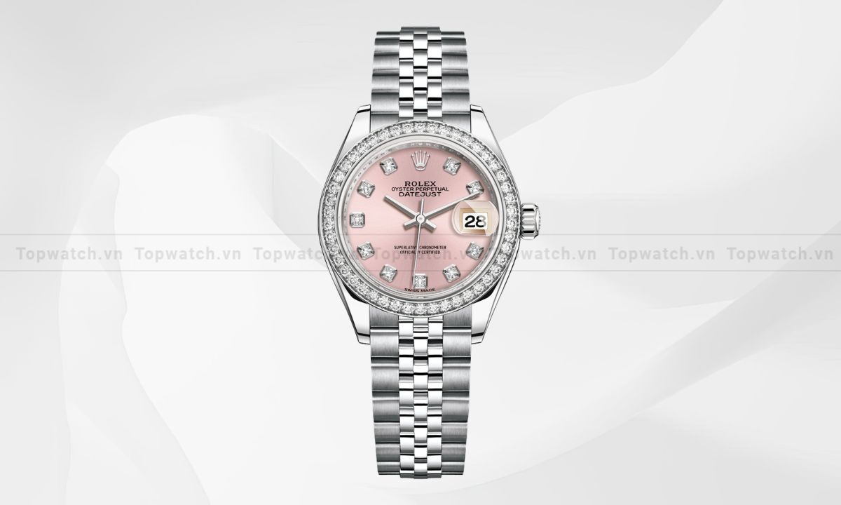Top 12 mẫu đồng hồ Rolex nữ đính kim cương sang trọng, sành điệu Đồng hồ Rolex Lady-Datejust M279384RBR-0003