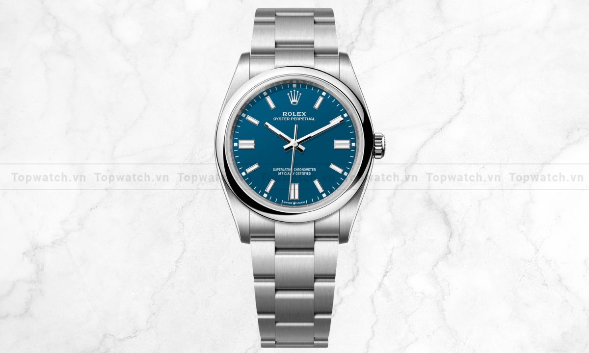 Top 12 đồng hồ Rolex mặt xanh đại dương sang trọng, độc đáo Đồng hồ Rolex Oyster Perpetual 36 M126000-0015