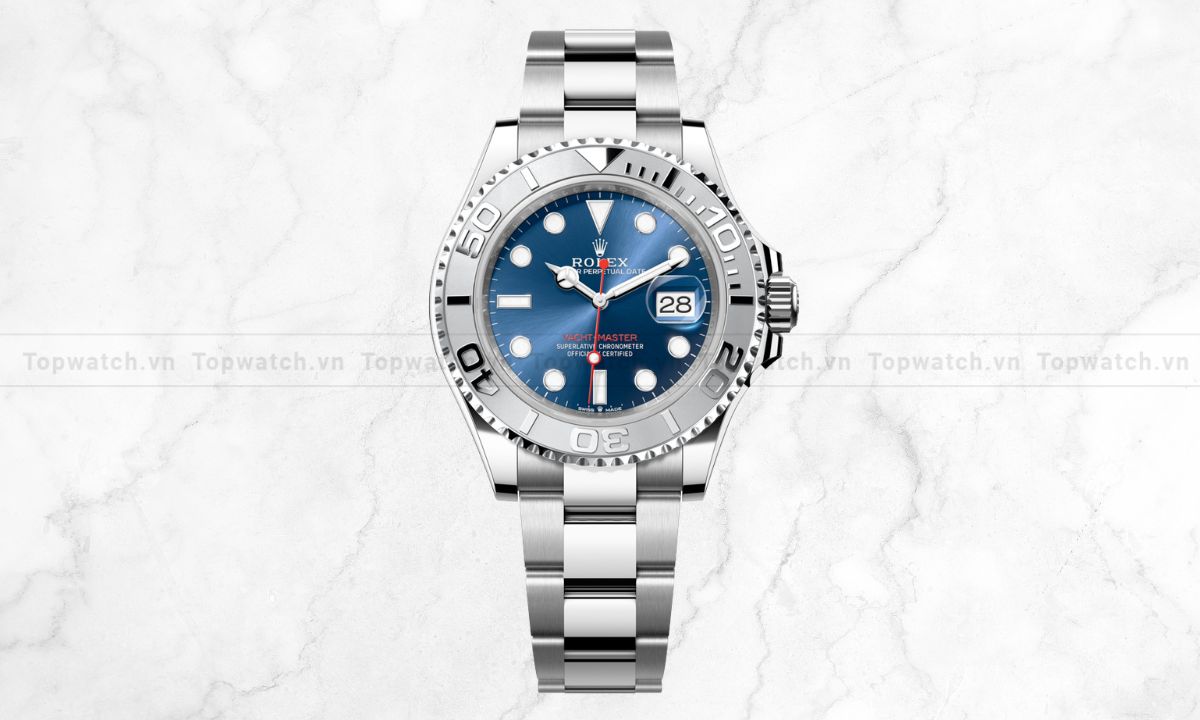 Top 12 đồng hồ Rolex mặt xanh đại dương sang trọng, độc đáo Đồng hồ Rolex Yacht-Master 40 M126622-0002