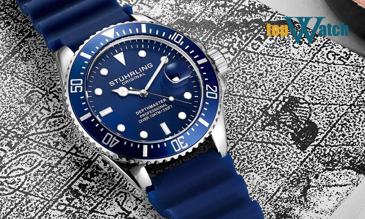 Đồng hồ Stuhrling Depthmaster 3950A Quartz 42mm Diver