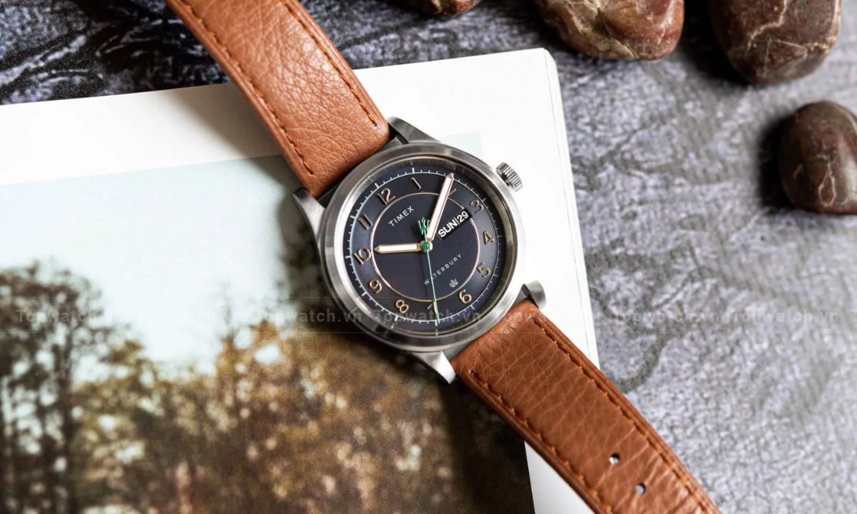 Đồng hồ Timex của nước nào? Có nên mua không? Đồng hồ Timex Waterbury Traditional Day-Date 39mm TW2U90400