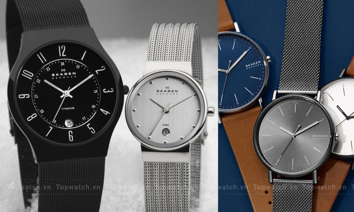 Đồng hồ Skagen của nước nào? Có tốt không? Phong cách thiết kế đặc trưng của thương hiệu Skagen trong nhiều thập kỉ