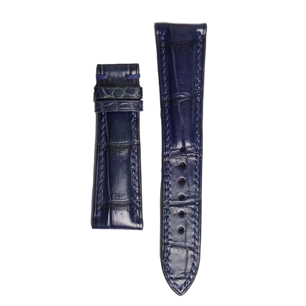 Dây đồng hồ da cá sấu Handmade HC22.18.03
